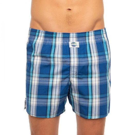 Deal Boxershort&#x20;Check&#x20;blau&#x20;kariert