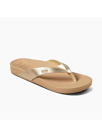 Reef Sandal Cushion Court Zehentrenner tan champagne