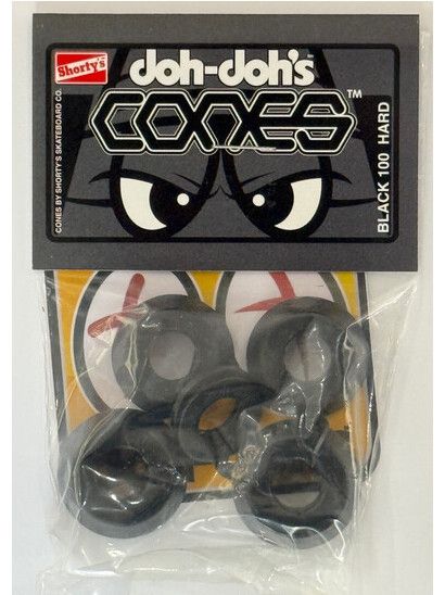 Doh-Doh Lenkgummis DohDoh Cones 100A black (Set, 2 Achsen)