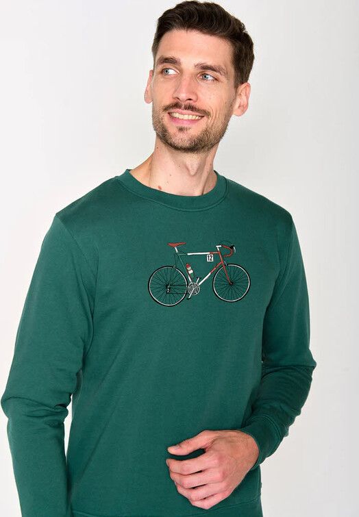 GreenBomb Sweater&#x20;Bike&#x20;Enzo&#x20;jungle&#x20;green