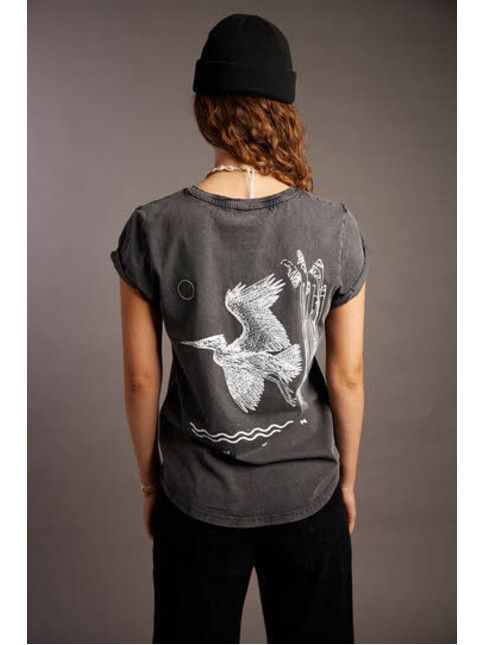 Shotgun T-Shirt Sir Fish a Lot black washed