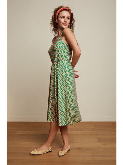 King Louie Kleid Isa Dress Chillo ponderosa green