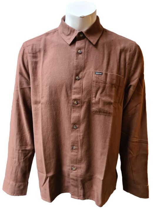 Brixton Hemd&#x20;Hasting&#x20;L&#x2F;W&#x20;Flannel&#x20;pinecone&#x20;brown