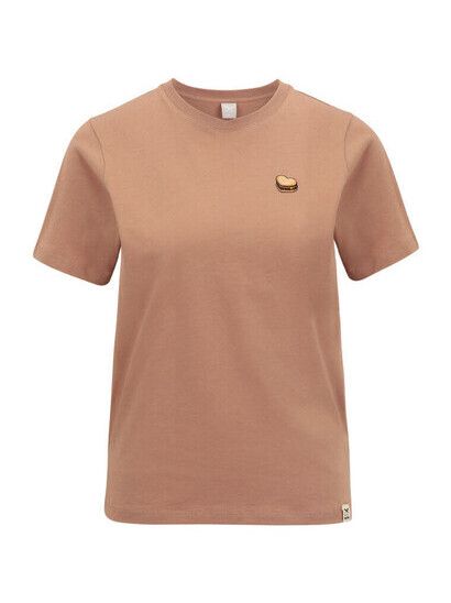 iriedaily T-Shirt Burger Love cedar rose