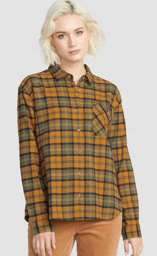 Volcom Hemd&#x20;Plaid&#x20;To&#x20;Meet&#x20;U&#x20;bronze