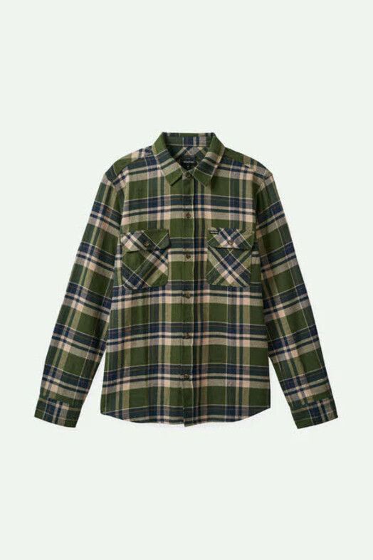 Brixton Hemd&#x20;Bowery&#x20;L&#x2F;S&#x20;Flannel&#x20;cypress