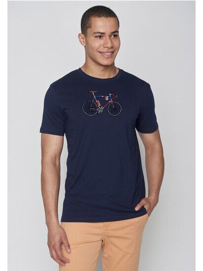 GreenBomb T-Shirt Bike Jack navy