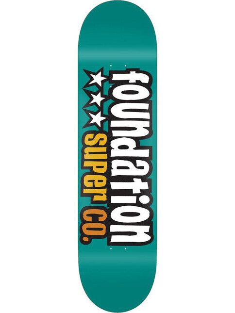 Foundation Skateboards Skateboard 3-Star teal 7.8