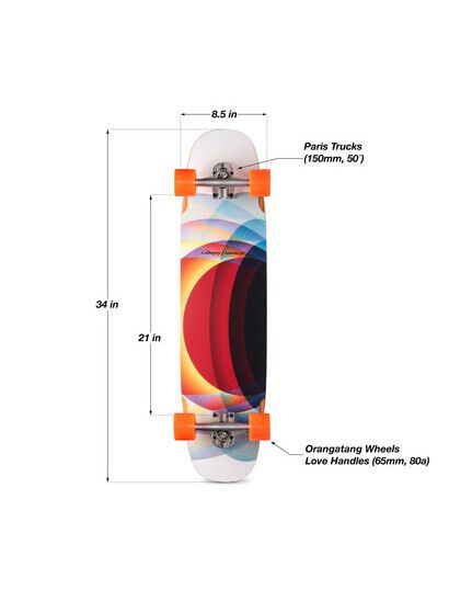 Loaded Longboard Chinchiller 34"