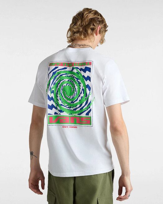 Vans T-Shirt&#x20;Wormhole&#x20;Warped&#x20;white