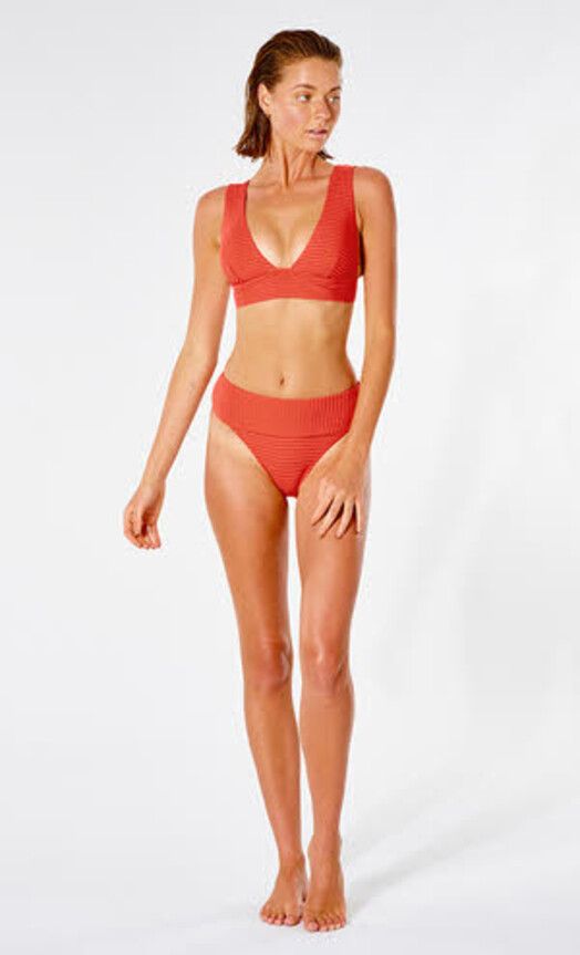 Rip Curl Bikini&#x20;Premium&#x20;Surf&#x20;Deep&#x20;V&#x20;red