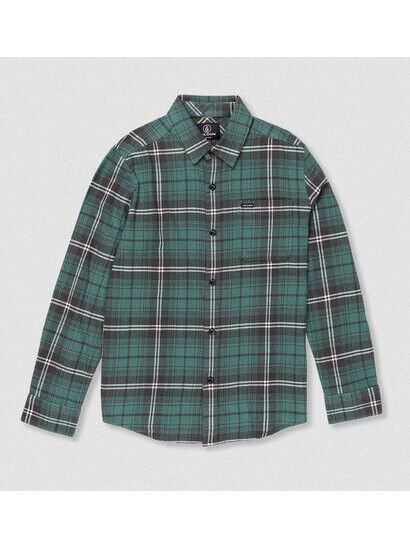 Volcom Hemd Caden Plaid sea green