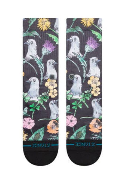 Stance Socken&#x20;Just&#x20;Flocked&#x20;black