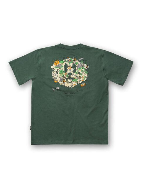 The Dudes T-Shirt Dudland T-Shirt bottle green