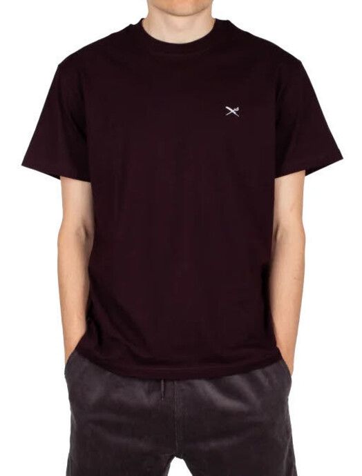 iriedaily T-Shirt&#x20;Mini&#x20;Flag&#x20;Relaxed&#x20;Tee&#x20;aubergine