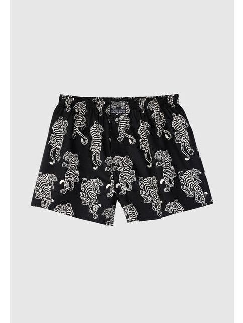 Cleptomanicx Boxershort Broderson Tigers black
