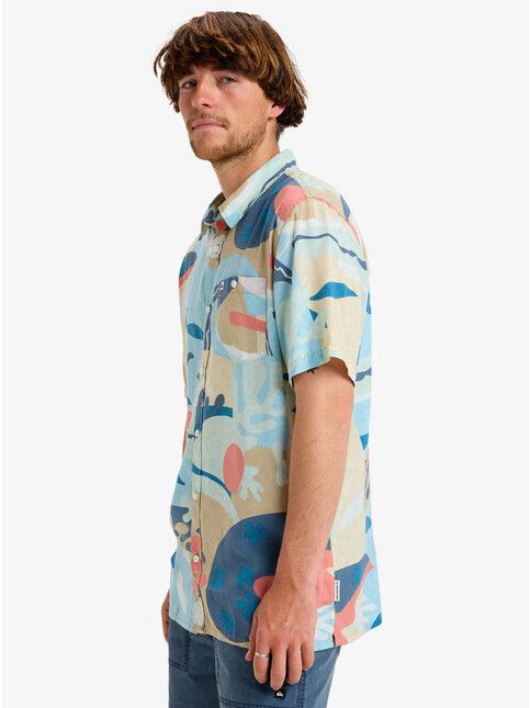Quiksilver Hemd Safe Paradise khaki abstractom