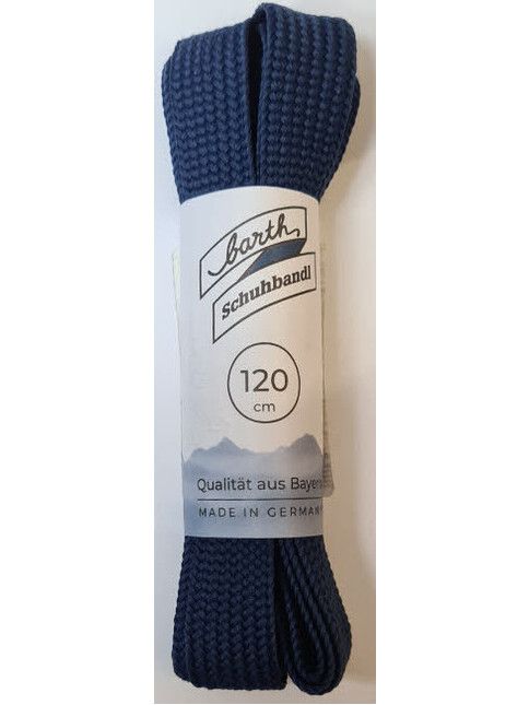 Barth Schuhbandl Schnürsenkel Breite Schnürsenkel Fat Laces 120cm blau