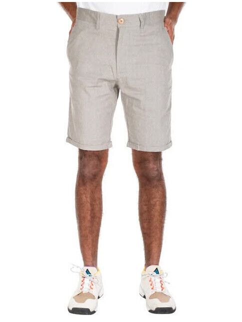 iriedaily Short Golfer Chambray Short olivegrey