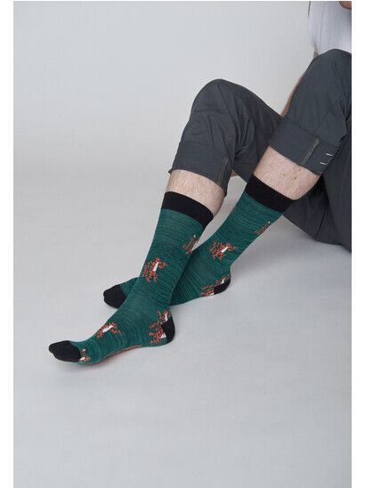 GreenBomb Socken Animal Dancing Tiger green