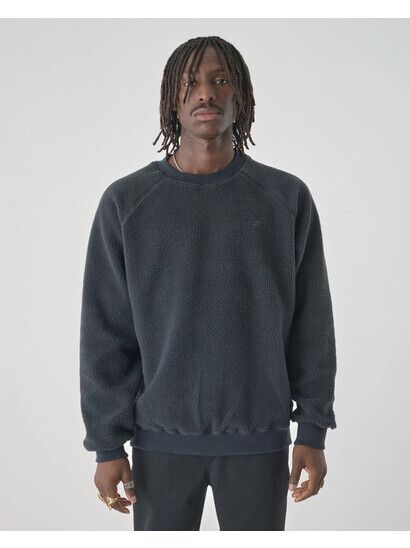 Cleptomanicx Sweater Flaneur blue graphite