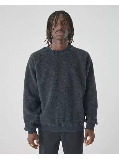 Cleptomanicx Sweater Flaneur blue graphite