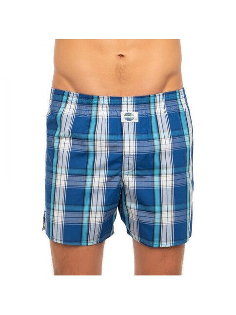 Deal Boxershort Check blau kariert