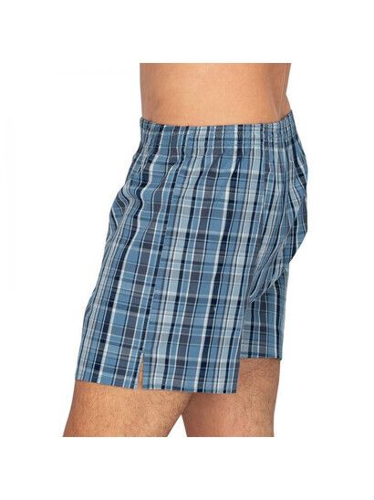 Deal Boxershort Check blau kariert