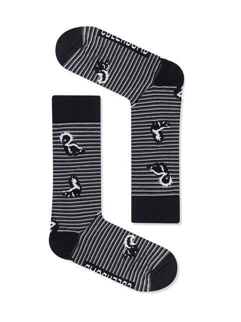 GreenBomb Socken Animal Skunk black