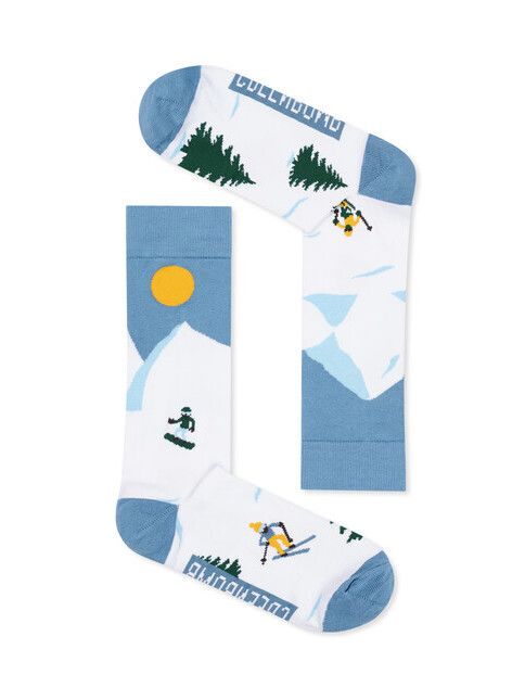 GreenBomb Socken Lifestyle Ski white