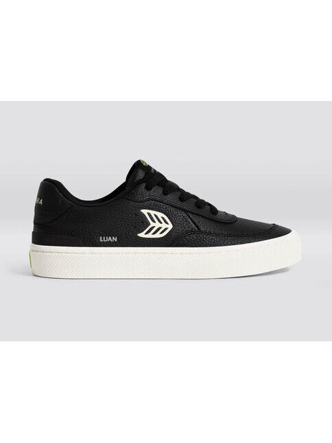 Cariuma Skateschuh Luan Pro black premium leather ivory log