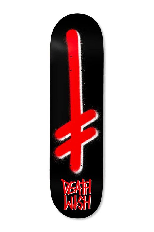 Deathwish Skateboard&#x20;Gang&#x20;Logo&#x20;black&#x20;red&#x20;8.25