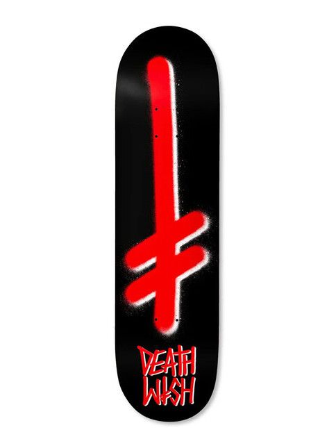 Deathwish Skateboard Gang Logo black red 8.25