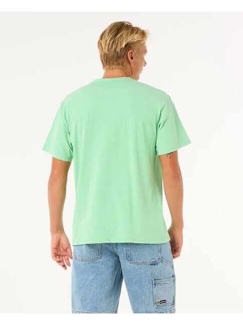 Rip Curl T-Shirt Raw Energy Visions neon green