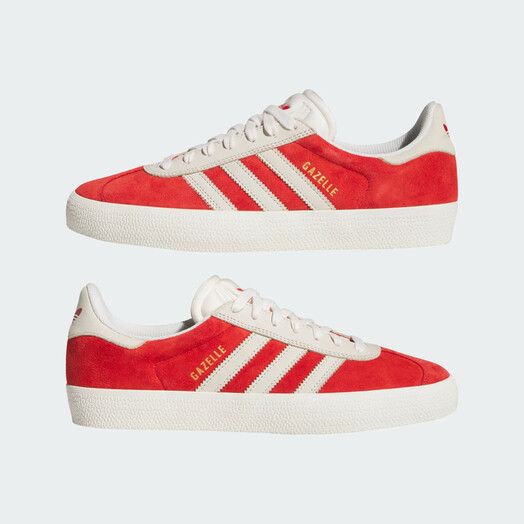 Adidas Skateschuh&#x20;Gazelle&#x20;ADV&#x20;scarlet&#x2F;white&#x2F;gold