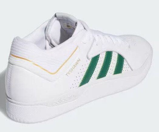 Adidas Skateschuh&#x20;Tyshawn&#x20;ftwhite&#x20;dark&#x20;green