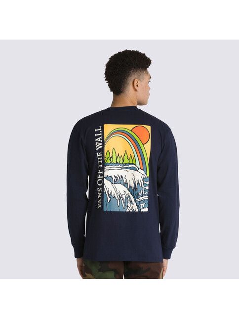 Vans Longsleeve POSITIVE VIBES SCENIC navy