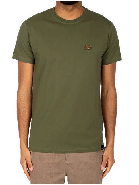 iriedaily T-Shirt Peaceride Emb Tee dark olive