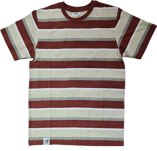 Reell T-Shirt&#x20;Band&#x20;T-shirt&#x20;green&#x20;stripes