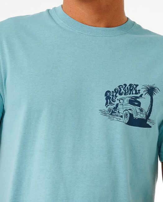 Rip Curl T-Shirt&#x20;Keep&#x20;on&#x20;Trucking&#x20;dusty&#x20;blue