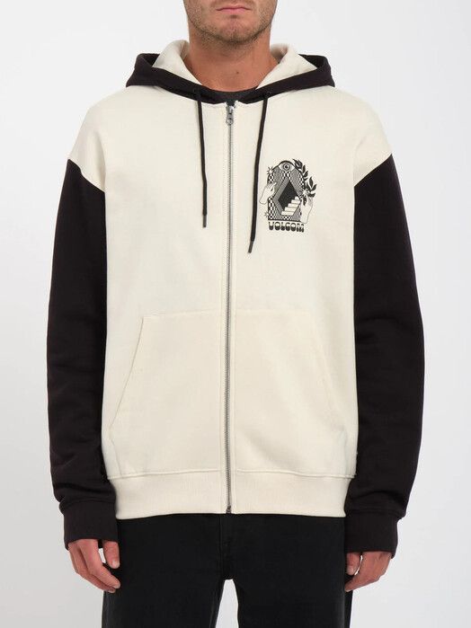 Volcom Zipper&#x20;Watanite&#x20;Zip&#x20;Fleece&#x20;dirty&#x20;white