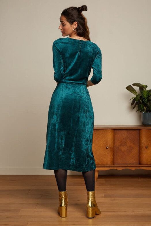 King Louie Kleid&#x20;Peggy&#x20;Dress&#x20;Pepper&#x20;pine&#x20;green