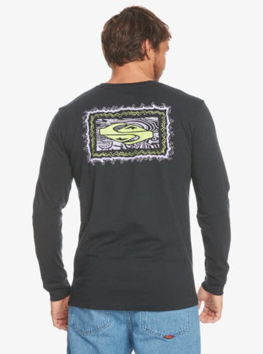 Quiksilver Longsleeve&#x20;Taking&#x20;Roots&#x20;black