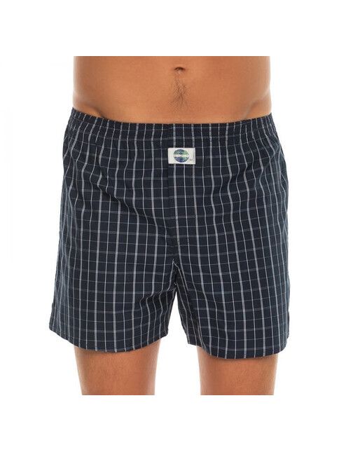 Deal Boxershort Check blau kariert