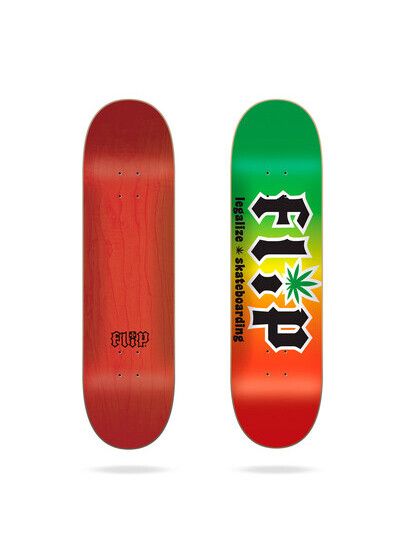 Flip Skateboard HKD Legalize Rasta 8.25