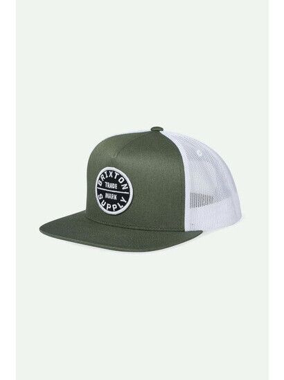 Brixton Cap Oath MP Trucker Hat agave green/white