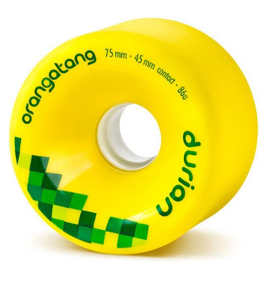 Orangatang Rollen&#x20;Durian&#x20;75mm&#x20;86a&#x20;yellow