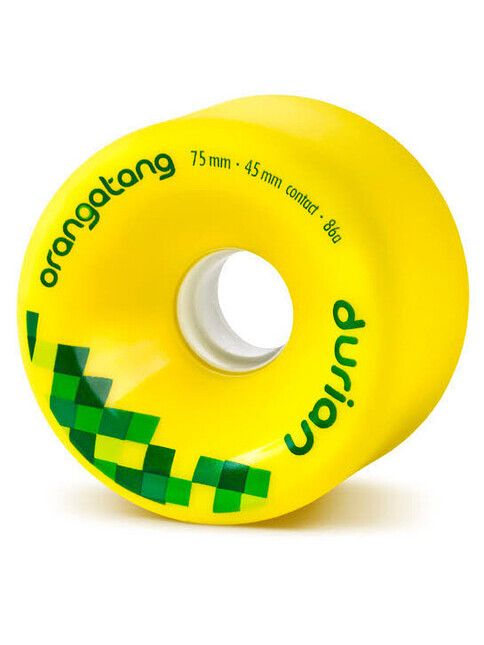 Orangatang Rollen Durian 75mm 86a yellow