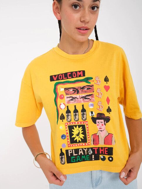 Volcom T-Shirt Play The Tee citrus