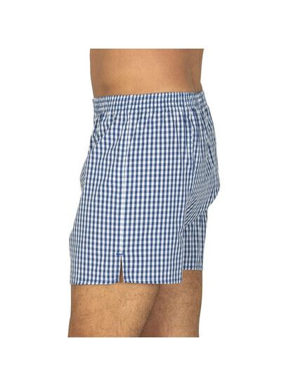 Deal Boxershort Check blau kariert